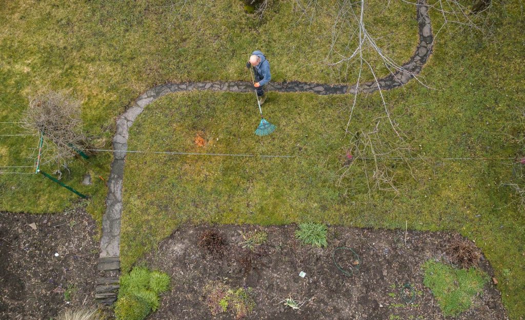 porządki w ogrodzie