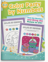 książeczka color by numbers dla dzieci