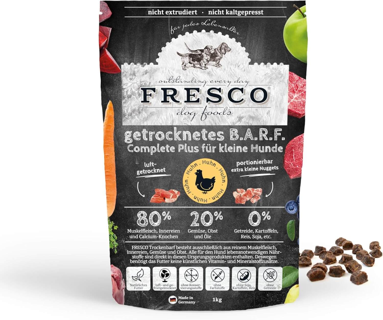 Fresco Complete Plus - kurczak, 1 kg, dla małych psów
