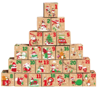 pudełeczka na kalendarz adwentowy DIY