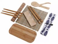 Zestaw do sushi KINGHOFF KH-1704 Brązowy Zestaw do sushi KINGHOFF KH-1704 Brązowy