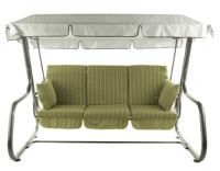 huśtawka z zadaszeniem